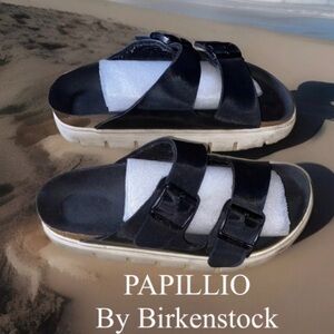 PAPILLIO By Birkenstock Black Platform Sandals 40,41 ?